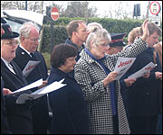 Protests outside Milton Keynes Theatre