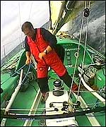 Alex Bennett on deck