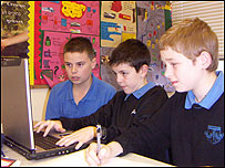 Pupils at Chantry High School