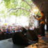 The Lightning Seeds perform to a packed Leicester Square during Radio 2's Great British Street Party
