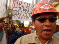 Bolivalı göstericiler