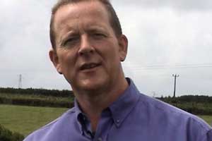 Dominic feels his business will be affected by the proposed wind farm.