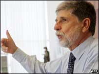 O ministro das Relações Exteriores, Celso Amorim
