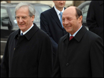 Laszlo Solyom şi Traian Băsescu