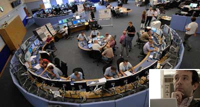 Image from CERN's LHC control room and Professor John Butterworth, University College London