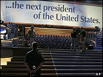 Preparativos para convenção democrata em Boston
