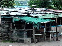 An example of South Africa's squatter camps, an area where Africans have settled to get away from harsh conditions.