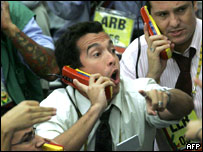 Operador na Bolsa Mercantil e de Futuros de São Paulo