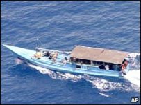 A boat carrying asylum seekers (file photo)