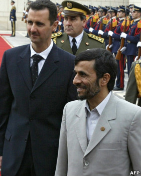 محمود احمدی‌نژاد و بشار اسد