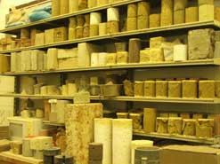 Bricks made from plant fibres