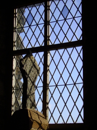Inside St Clements church, Rodel, 1