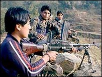 नेपाल में माओवादी विद्रोही