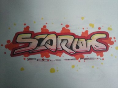 Soaring - above the rest. graffiti drawing