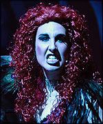 Lindsay Ashworth as the wicked Queen Serpentilla