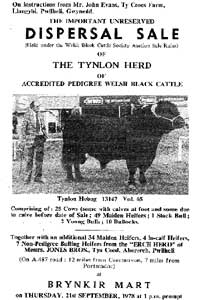 Catalog sêl buches John Evans Tŷ Croes (Ym meddiant Margaret Hughes, Cricieth)