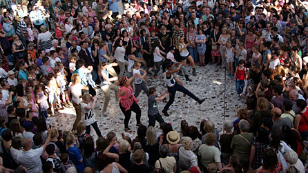 Performers in The Passion. Photo: Luned Aaron