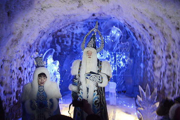 снежная пещера снегурочка