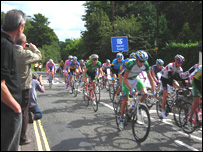 The Tour of Britain riders