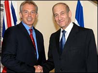 टोनी ब्लेयर और ओलमर्ट