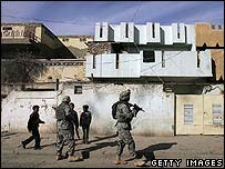 Soldados americanos em Bagdá