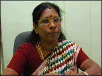 Former Mullaitivu GA, Emelda Sukumar