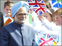 मनमोहन सिहं का ब्रिटेन दौरा
