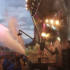 The Streets get the glitter and smoke going