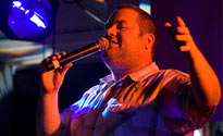 Chris does Karaoke