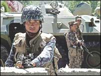 سرباز ازبک در انديجان