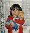 Shauna at about 3 years with her favourite dolly of the time