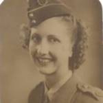 Sheila Fenn, new recruit to ATS, Guildford, September 1944 Sheila Fenn, new recruit to ATS, Guildford, September 1944