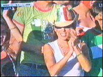 يکی تماشاگران طرفدار تيم ملی ايران