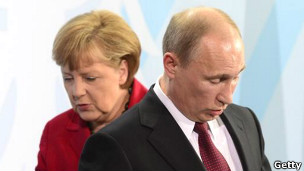 Меркель и Путин