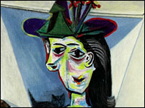 Quadro 'Dora Maar', de Pablo Picasso