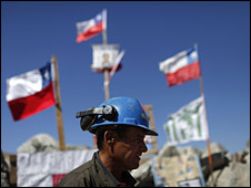 Un trabajador de rescate