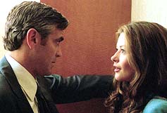 George Clooney and Catherine Zeta-Jones in the Cohen Brothers latest film, Intolerable Cruelty