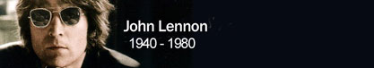 John Lennon season banner