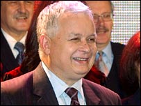 Polonya Devlet Başkanı Lech Kaczynski