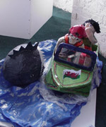 Grwp Jessica o Ysgol Gynradd Beuno Sant - Gwaith Creadigol 3D bl. 5 a 6