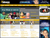 تصوير سايت "اتم فيلمز"