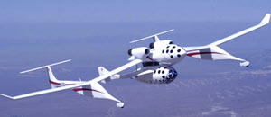 SpaceShipOne with White Night