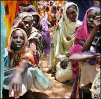 نيازمندان به غذا در دارفور