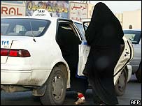 زنی در عربستان