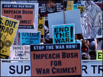 अमरीका में प्रदर्शन 