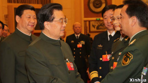 胡锦涛和习近平