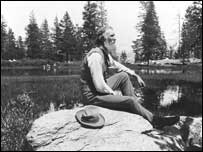 John Muir in Yosemite. Photo courtesy of East Lothian Council