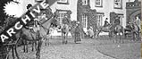 Kirkleatham Hall with the Cleveland Hunt, c1900