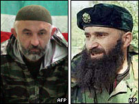 Hai lãnh tụ Chechnya: Aslan Makhadov và Shamil Basayev