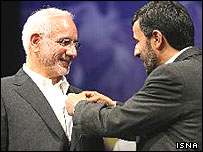 محمود احمدی نژاد و غلامرضا آقازاده